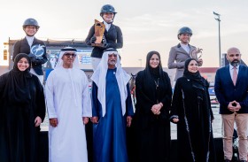 نهيان بن مبارك يتوج فرانكن بالجائزة الكبرى في «دولية أكاديمية فاطمة بنت مبارك لقفز الحواجز»