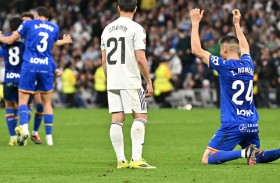 خيتافي يسدي خدمة لبرشلونة بإسقاطه ريال في معقله 