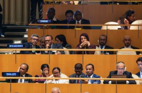 عبدالله بن زايد يقود وفد الدولة في المؤتمر الدولي رفيع المستوى للتسوية السلمية للقضية الفلسطينية وتطبيق حل الدولتين