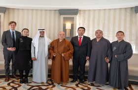 نهيان بن مبارك يستقبل شيو يونغ شين ويشيد بجهوده في نشر ثقافة التسامح والتعايش