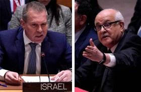 مواجهة حادّة بين السفيرين الإسرائيلي والفلسطيني في مجلس الأمن 