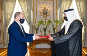 سفير الدولة غير المقيم يقدم أوراق اعتماده إلى أمير موناكو