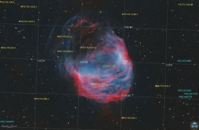 مرصد الختم يلتقط صورة لسديم ميدوسا من سماء الإمارات