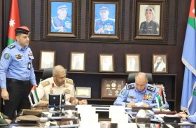 قيادة الحرس الوطني توقع مذكرة  تفاهم مع مديرية الأمن العام الأردنية