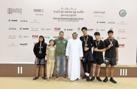 فريق صقور الجوجيتسو بنادي الإمارات يحصد  8 ميداليات في بطولة خالد بن محمد بن زايد للجوجيتسو