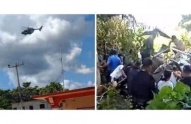 طائرة دارت حول نفسها.. وسقطت