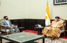 شخبوط بن نهيان آل نهيان يلتقي رئيس النيجر