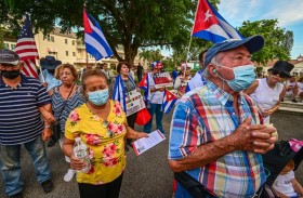 المئات يتظاهرون في واشنطن للمطالبة بـ«الحرية لكوبا» 