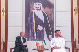 عمار النعيمي يستقبل سفير المكسيك