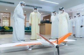 راشد النعيمي يدشن طائرة حديثة بدون طيار متعددة الاستخدامات