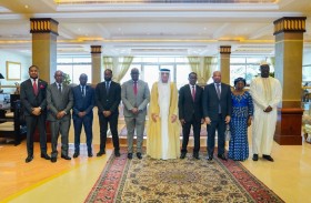 سعود بن صقر يستقبل عدداً من سفراء الدول الأفريقية