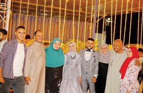 تهنئة بمناسبة دخول العريس  أحمد أيمن جميل  قفص الزوجية