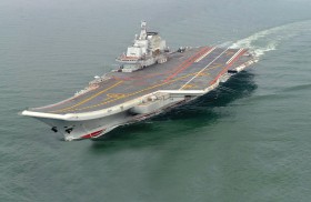 حاملة الطائرات الصينية الجديدة  تجري تجاربها البحرية الأولى 
