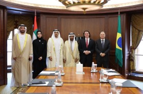 علي النعيمي يلتقي النائب الأول لرئيس مجلس الشيوخ البرازيلي في سانت بطرسبرغ