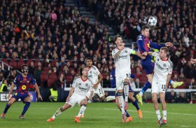 برشلونة يقلب الطاولة على فرانكفورت بهدفي كونديه 