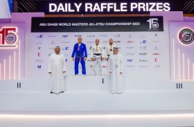 لاعبو فئة الأساتذة في الحزامين البني والأسود يشعلون المدرجات بنزالات قوية في بطولة أبوظبي العالمية لمحترفي الحوجيتسو 