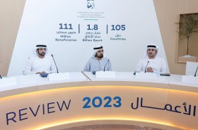 محمد بن راشد: مشاريعنا الإنسانية هي رسالة للعالم تحمل قيم شعب الإمارات ومبادئه