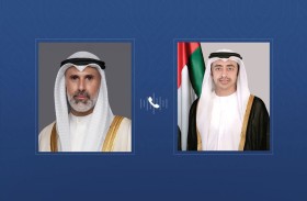 عبدالله بن زايد يتلقى خلال اتصال هاتفي تعازي وزير خارجية الكويت في استشهاد اثنين من منتسبي القوات المسلحة