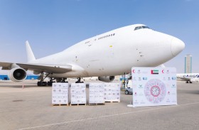 بتوجيهات حاكم الفجيرة .. «حمد الإنسانية، وخيرية الفجيرة» تقدمان 257 طنا من المواد الغذائية ضمن حملة الفارس الشهم 3 لدعم غزة