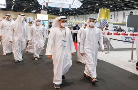 خالد بن محمد بن زايد يزور الدورة الثامنة عشرة لمعرض أبوظبي الدولي للصيد والفروسية 