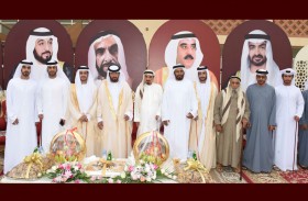 حاكم عجمان يحضر أفراح الغفلي والشامسي