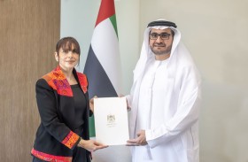 وزارة الخارجية تتسلم نسخة من أوراق اعتماد سفيرة دولة فلسطين لدى الدولة