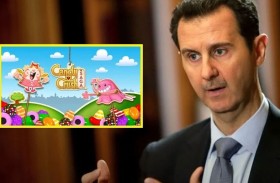 سر هوس بشار الأسد بلعبة «كاندي كراش» 
