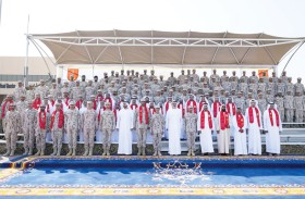 ولي عهد أبوظبي يشهد حفل اليوبيل الذهبي لمدرسة المشاة