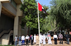 عبيد المزروعي :علمنا سيبقى شامخاً في سماء العلياء بفضل حكمة قيادتنا واتحاد شعب الإمارات