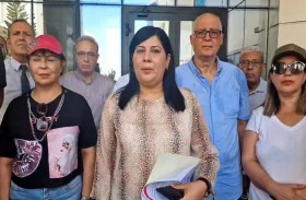 عبير موسي تدخل في اعتصام أمام مفوضية الأمم المتحدة