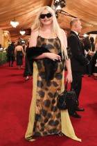 الممثلة الكوميدية الأمريكية ميغان ستالتر لدى حضورها حفل توزيع جوائز الممثلين السنوي في لوس أنجلوس. ا ف ب