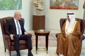 الرئيس اللبناني يستقبل صقر غباش ويؤكد عمق العلاقات الأخوية مع الإمارات
