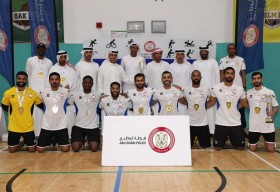 تتويج الأمن الجنائي في شرطة أبوظبي ببطولة كرة الصالات