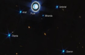 «جيمس ويب» يلتقط أول صورة للعملاق الجليدي وأقماره الـ27