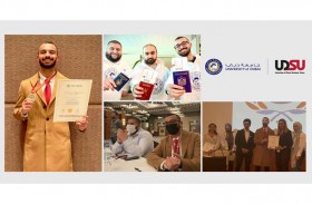 طالب في جامعة دبي يفوز بجائزة أفضل مندوب في مؤتمر دولي