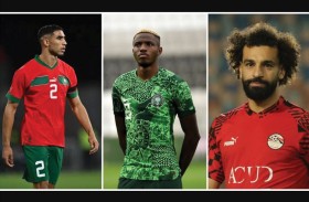 صلاح وحكيمي ينافسان أوسيمهن على جائزة الأفضل في القارة السمراء 