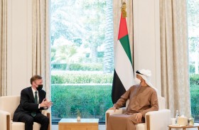محمد بن زايد يبحث مع مستشار الأمن القومي الأميركي العلاقات الثنائية وقضايا المنطقة