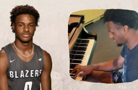 نجل ليبرون جيمس يعزف البيانو بعد الأزمة القلبية 