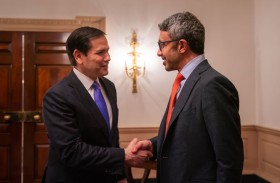 عبدالله بن زايد ووزير الخارجية الأمريكي يبحثان في واشنطن العلاقات الإستراتيجية بين البلدين والأوضاع في المنطقة