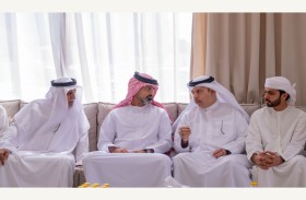 عمار بن حميد يعزي في وفاة فاطمة شاهين الرئيسي