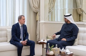 رئيس الدولة يبحث مع وزير خارجية أذربيجان علاقات البلدين وفرص توسيع آفاقها 