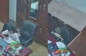 فتاة تتفادى الموت بخطوة ذكية خلال زلزال 