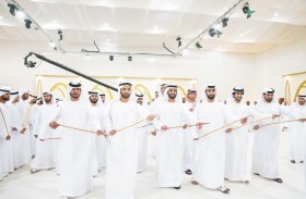 محمد بن سعود والشيوخ يحضرون أفراح القواسم برأس الخيمة