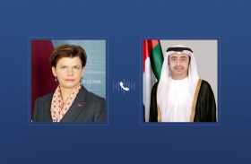 عبدالله بن زايد ووزيرة خارجية لاتفيا يبحثان هاتفيا العلاقات الثنائية والتطورات الإقليمية والدولية
