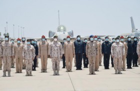 كبار قادة القوات المسلحة يهنئون قوات الواجب المتواجدة بالسعودية بعيد الأضحى