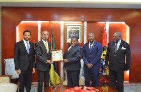 رئيس موزمبيق يستقبل الجروان .. ويؤكد دعمه للمجلس العالمي للتسامح والسلام