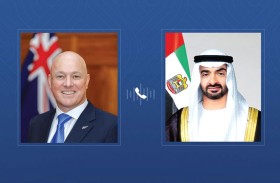 رئيس الدولة ورئيس وزراء نيوزيلندا يبحثان خلال اتصال هاتفي العلاقات الثنائية والتطورات الإقليمية