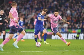  تعادل ليستر سيتي وايفرتون في صراع تفادي الهبوط 