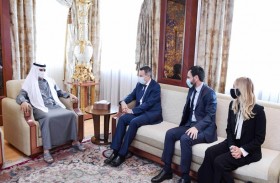 نهيان بن مبارك يستقبل رئيس اللجنة الدولية للصليب الأحمر