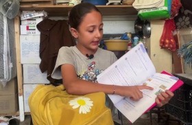 طفلة في غزة تتوق إلى المدرسة وسط الحرب 